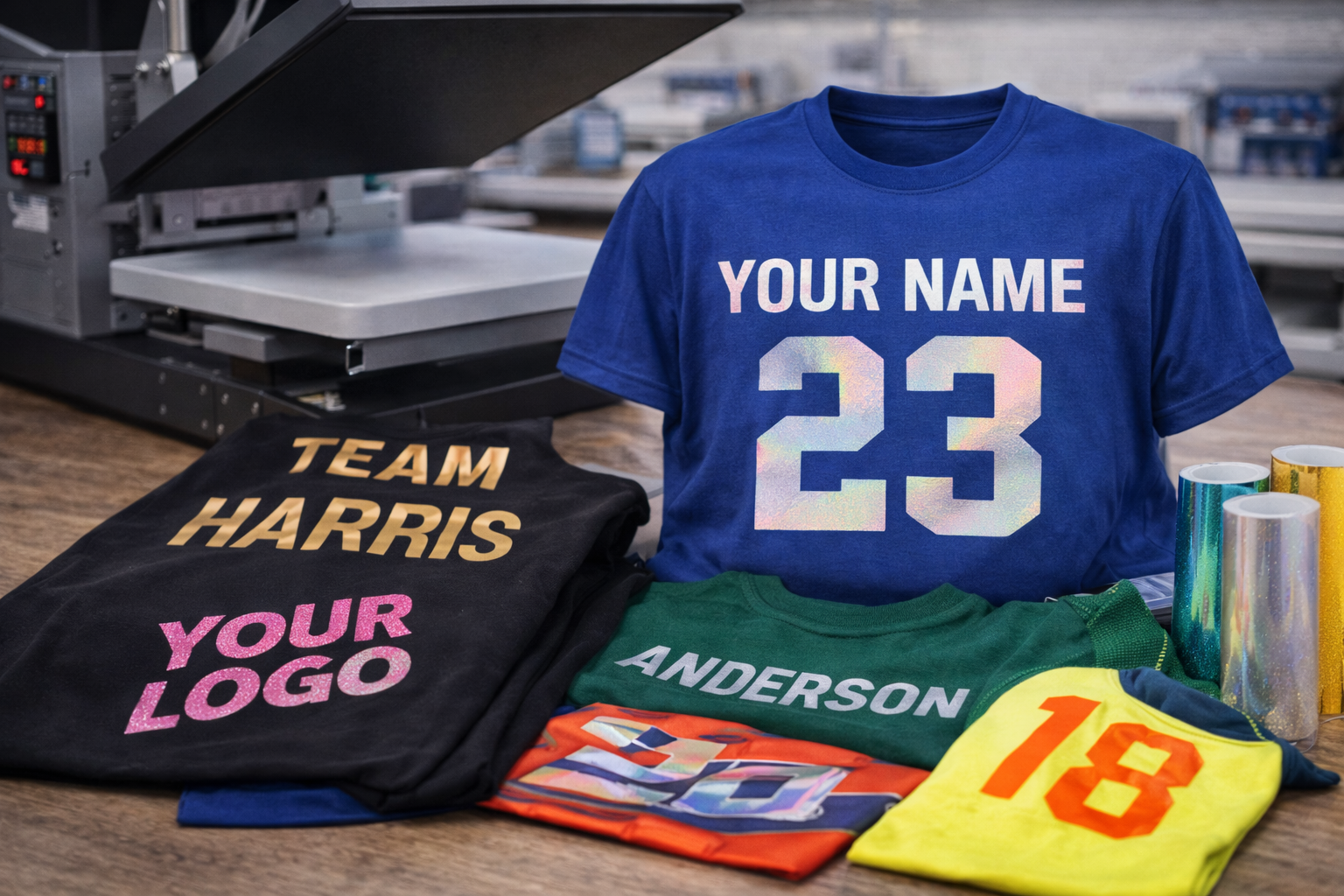 Vinyl transfer printing